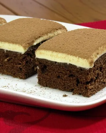 Chocolate Tiramisu Cake from Curious Cuisiniere