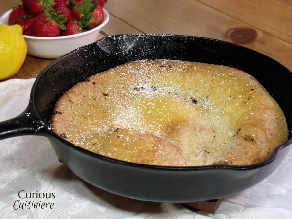 Soft and crisp, a Dutch Baby Baked Pancake is stunningly simple to make, and with their unique flavor and texture, they might just transform the way you think about breakfast. | Curious Cuisiniere