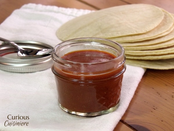 Homemade Red Enchilada Sauce from Curious Cuisiniere
