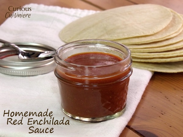 Homemade Red Enchilada Sauce from Curious Cuisiniere