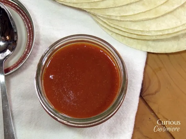 Homemade Red Enchilada Sauce from Curious Cuisiniere