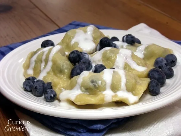 Blueberry Pierogi | Curious Cuisiniere