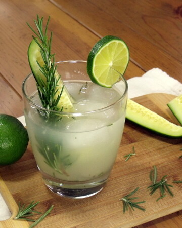 Rosemary Cucumber Gimlet | Curious Cuisiniere