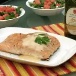 Grilled Salmon with Beurre Blanc
