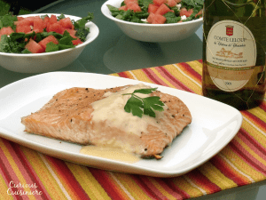 Grilled Salmon with Beurre Blanc | Curious Cuisiniere