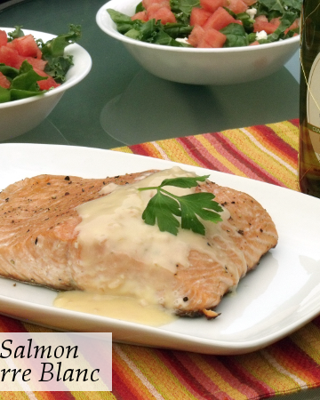Grilled Salmon with Beurre Blanc | Curious Cuisiniere