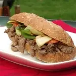 Korean Barbecued Beef (Bulgogi) Sandwich | Curious Cuisiniere