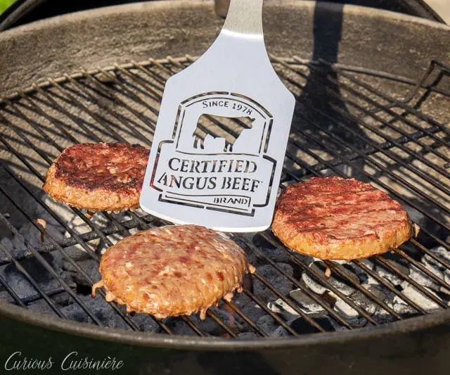 Certified Angus Beef ® brand patties on the grill | Curious Cuisiniere