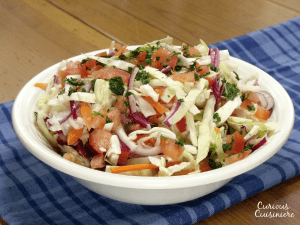 Nicaraguan Cabbage Slaw | Curious Cuisiniere