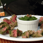 Nicaraguan Style Steak Skewers with Chimichurri #SundaySupper #GrillTalk