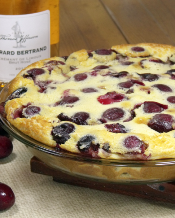 A French cherry dessert that resembles a cross between a cake, a custard, and a souffle. A perfect light dessert for summer cherry season.