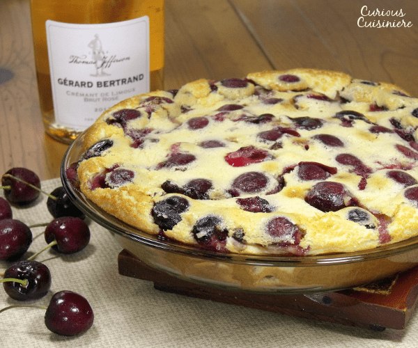 A French cherry dessert that resembles a cross between a cake, a custard, and a souffle. A perfect light dessert for summer cherry season. 