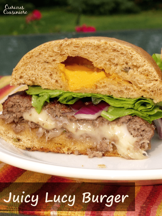 Juicy Lucy Burger • Curious Cuisiniere