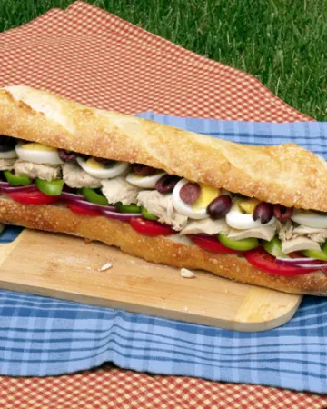 A French take on a tuna sandwich that is perfect for packing up for your next summer picnic.