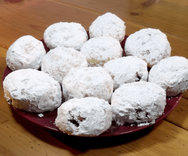 A baked version of the classic Polish jelly filled donut. Bakes means it's healthy, right?