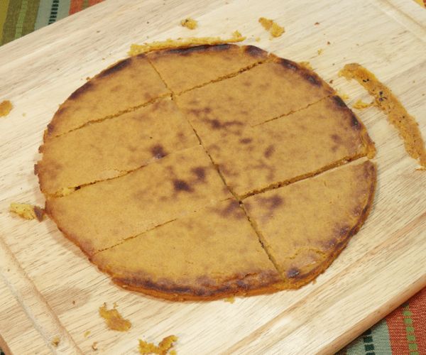 A chickpea flat bread from the south of France, socca is a smoky and nutty street food that is perfect for shacking.
