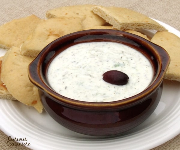 Perfect for veggie and pita dipping, Greek Cucumber Yogurt Dip, or Tzatziki, is easy to make at home!