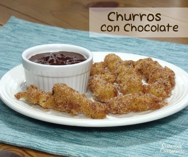 Churros con Chocolate • Curious Cuisiniere