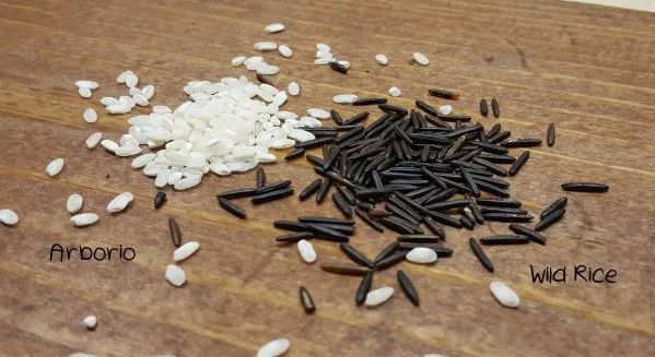 Arborio is the rice commonly used for risotto. And, Wild Rice isn't a rice at all! | www.curiouscuisiniere.com