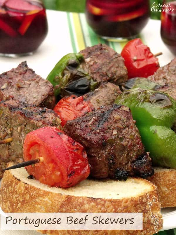 Espetada (Portuguese Beef Skewers)‪ • Curious Cuisiniere