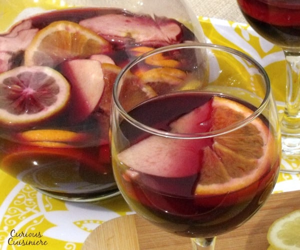 Spanish red wine meets oranges, apples, lemons, and brandy in this classic red sangria, perfect for any summer party or cookout.