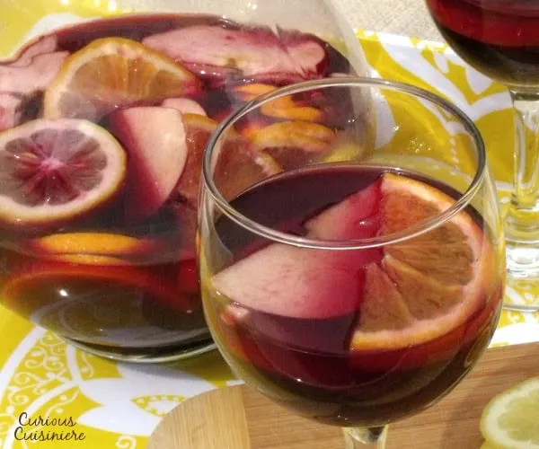 Spanish red wine meets oranges, apples, lemons, and brandy in this classic red sangria, perfect for any summer party or cookout.