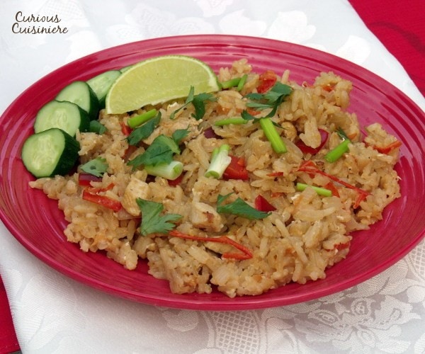 A new twist on fried rice, try this Thai version and you'll never think about fried rice the same again! | www.curiouscuisiniere.com