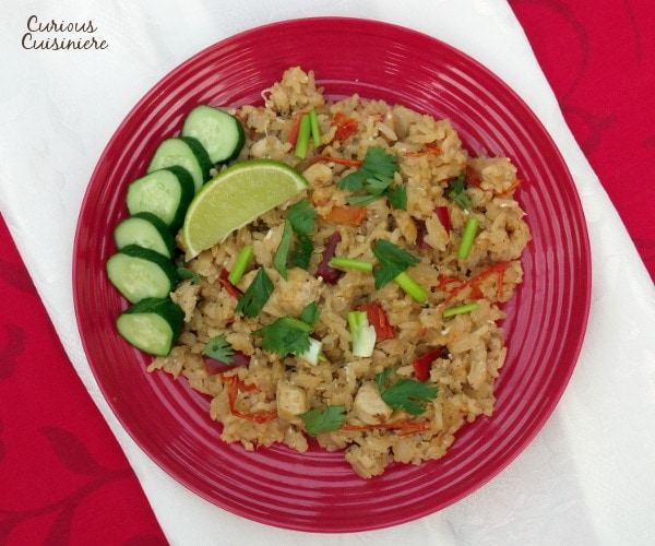 A new twist on fried rice, try this Thai version and you'll never think about fried rice the same again! | www.curiouscuisiniere.com