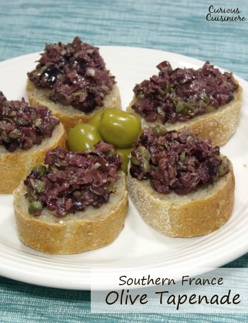 Languedoc Style Olive Tapenade and Wine Pairing