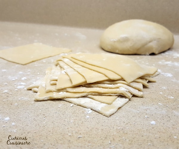 Perfect for egg rolls, wontons, dumplings, ravioli, and more. These homemade wonton wrappers are easy to make and freeze well. | www.curiouscuisiniere.com