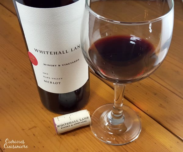 A dry Merlot with spicy blackberry notes. | www.curiouscuisiniere.com