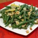 Haricots Verts Amandine and a White Bordeaux Wine Pairing