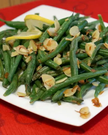 Haricots Verts Green Beans Amandine Curious Cuisiniere