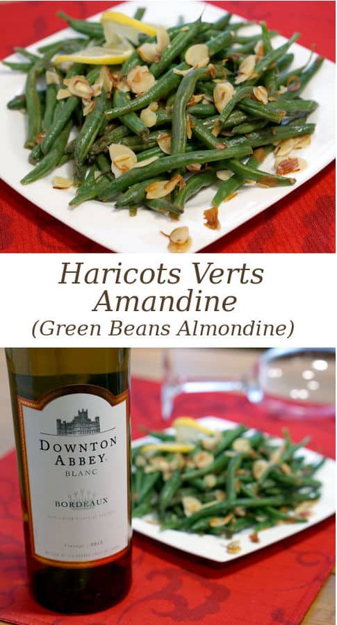 Dress up your green beans with toasted almonds and a splash of lemon. Haricots Verts Amadine is the perfect, easy yet elegant side dish for your holiday dinner! | www.curiouscuisiniere.com