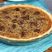 Sweet, sticky, and nutty, this recipe for Southern Pecan Pie Without Corn Syrup is just the way the dessert should be.