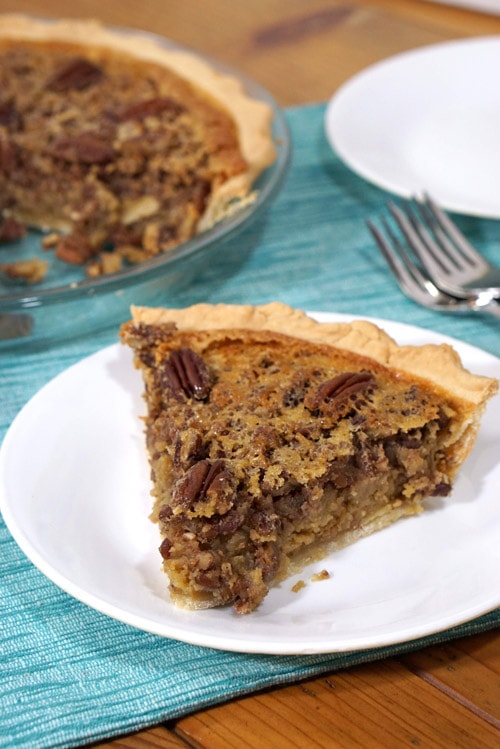 Southern Pecan Pie Without Corn Syrup • Curious Cuisiniere