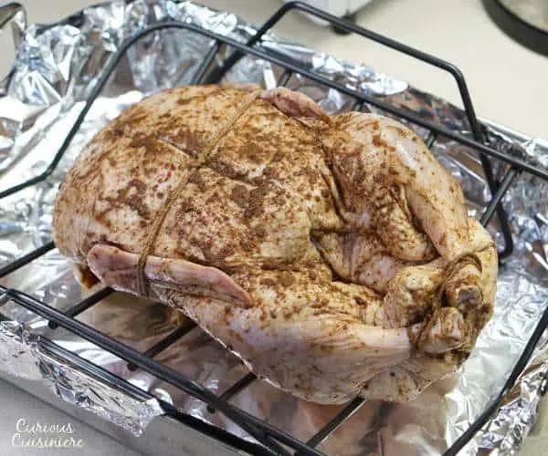 Change up your holiday dinner routine with this recipe for mole seasoned Roast Duck served with a rich Ancho and Apricot Mole Sauce. | www.curiouscuisiniere.com