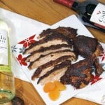 Change up your holiday dinner routine with this recipe for mole seasoned Roast Duck served with a rich Ancho and Apricot Mole Sauce. | www.curiouscuisiniere.com