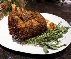 Holiday Prime Rib #SundaySupper #RoastPerfect |www.curiouscuisiniere.com