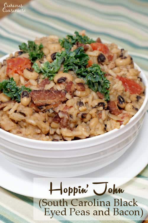 Hoppin John South Carolina Black Eyed Peas And Bacon Curious Cuisiniere