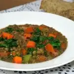 Brazilian Lentil Soup with Kale