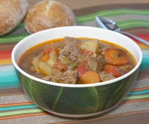 Slow Cooker Hungarian Goulash is flavorful, hearty, and healthy! | www.CuriousCuisiniere.com