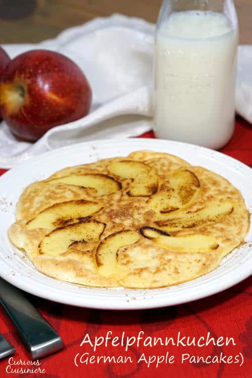 Apfelpfannkuchen (German Apple Pancakes) • Curious Cuisiniere