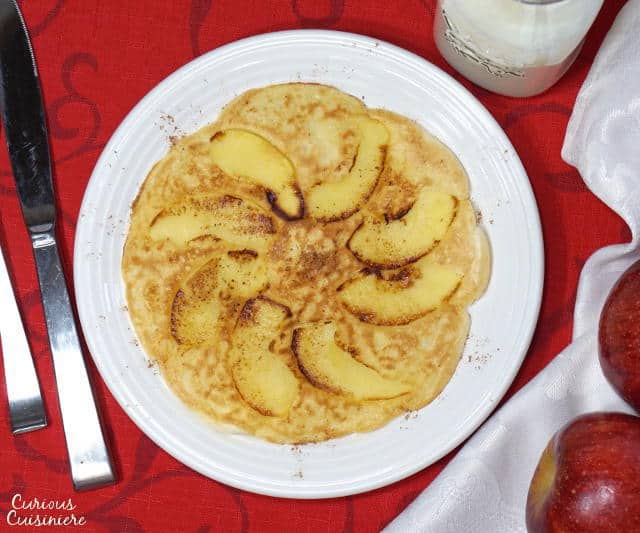 Apfelpfannkuchen (German Apple Pancakes) • Curious Cuisiniere