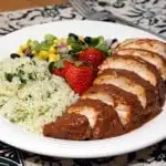 Chicken with Strawberry Mole Sauce