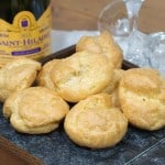 Gougères (French Cheese Puffs) and Blanquette de Limoux