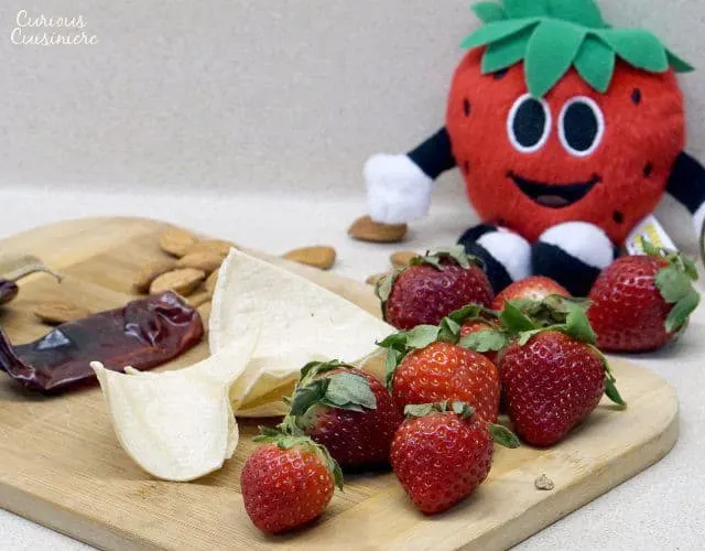 Light and bright strawberries take on a savory depth in this recipe for Chicken with Strawberry Mole Sauce. If you love mole and strawberries, you need to try this unique twist on the classic Mexican mole. | www.CuriousCuisiniere.com