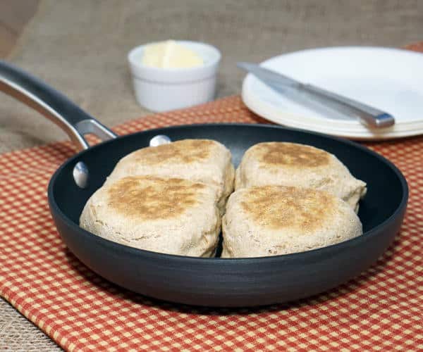Skillet, North Ireland's Farl are quick and easy skillet Soda Bread quarters, the perfect recipe for when you need fast, hearty bread to go with dinner. | www.CuriousCuisiniere.com