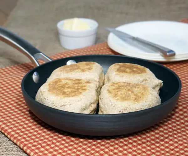 Skillet, North Ireland's Farl are quick and easy skillet Soda Bread quarters, the perfect recipe for when you need fast, hearty bread to go with dinner. | www.CuriousCuisiniere.com