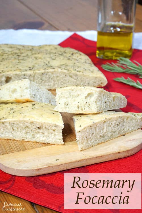 Rosemary Focaccia • Curious Cuisiniere
